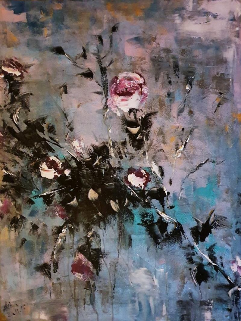 ArteDiAlina.com painting: Wild rose